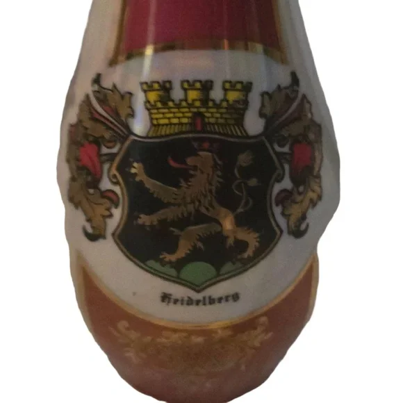 Heidelberg Germany Souvenir Mini Pitcher Coat Of Arm Vintage Ceramic GVD Bavaria - Picture 3 of 5